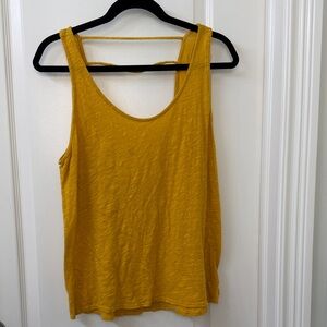 Prana Golden Yellow Tank Top